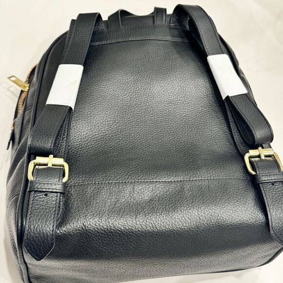 CHAMPS Leather Backpack LEATHER BAG, organizer, Adjustable Shoulder Strap New - Picture 6 of 16